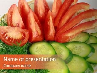 Close Green Juicy PowerPoint Template