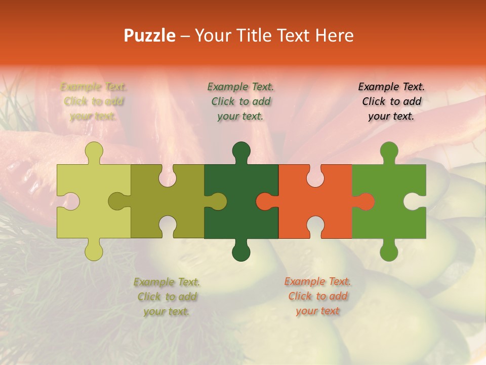 Close Green Juicy PowerPoint Template