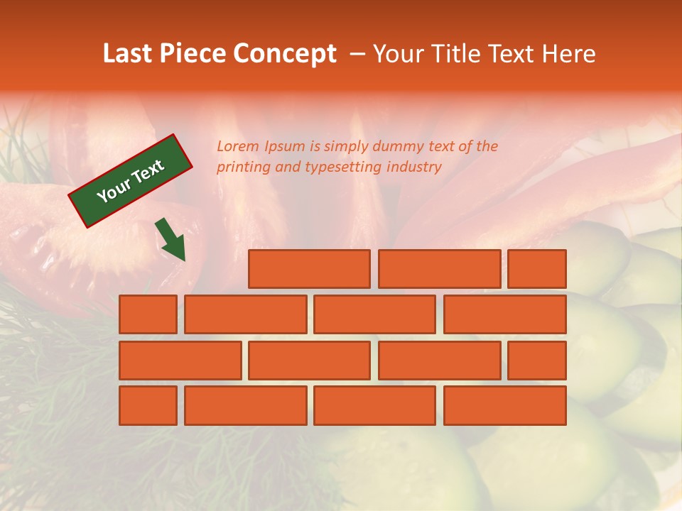 Close Green Juicy PowerPoint Template