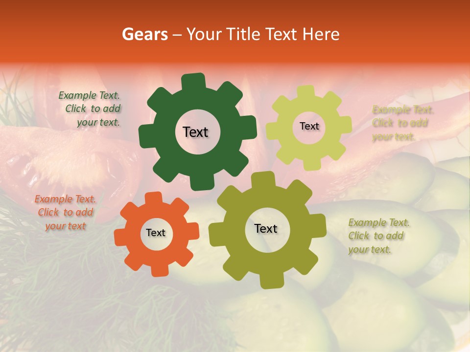 Close Green Juicy PowerPoint Template
