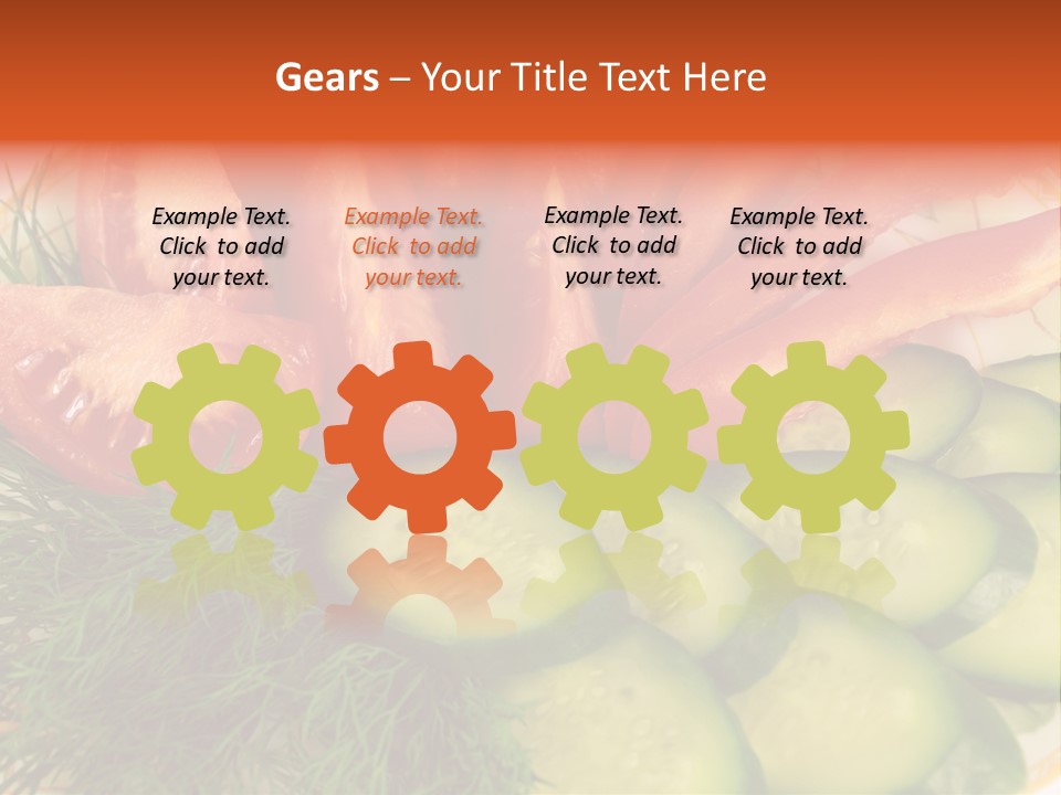 Close Green Juicy PowerPoint Template