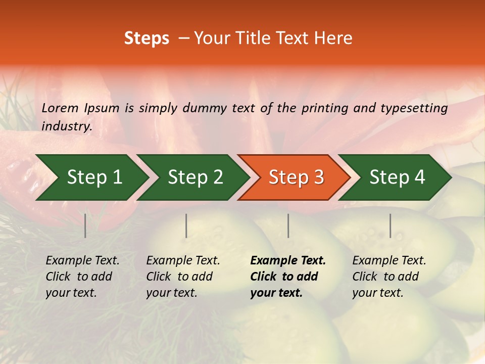 Close Green Juicy PowerPoint Template