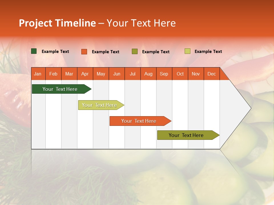 Close Green Juicy PowerPoint Template