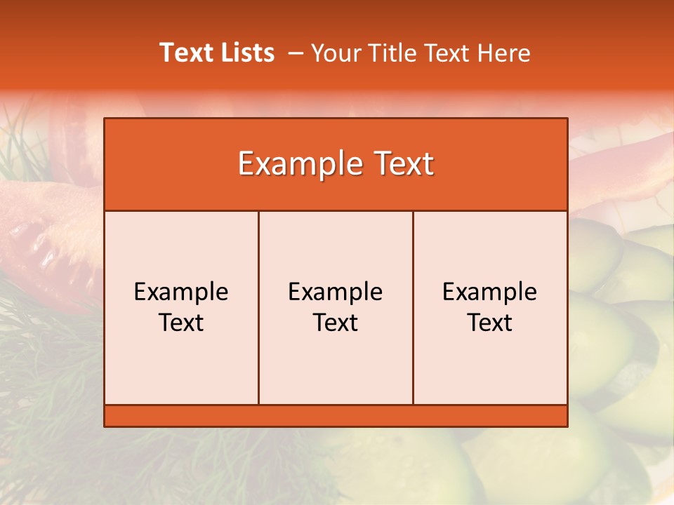 Close Green Juicy PowerPoint Template