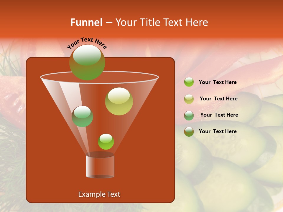 Close Green Juicy PowerPoint Template