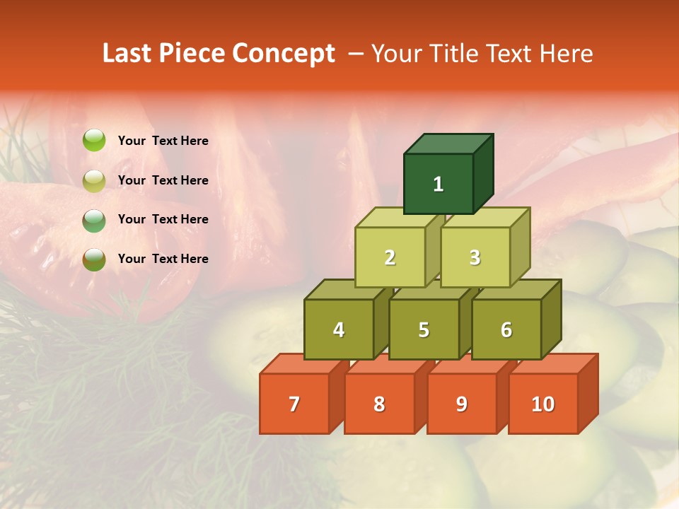 Close Green Juicy PowerPoint Template