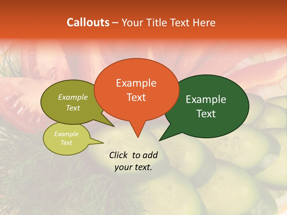 Close Green Juicy PowerPoint Template