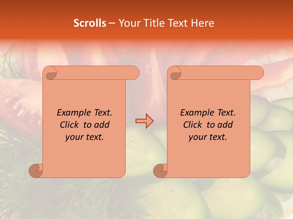 Close Green Juicy PowerPoint Template