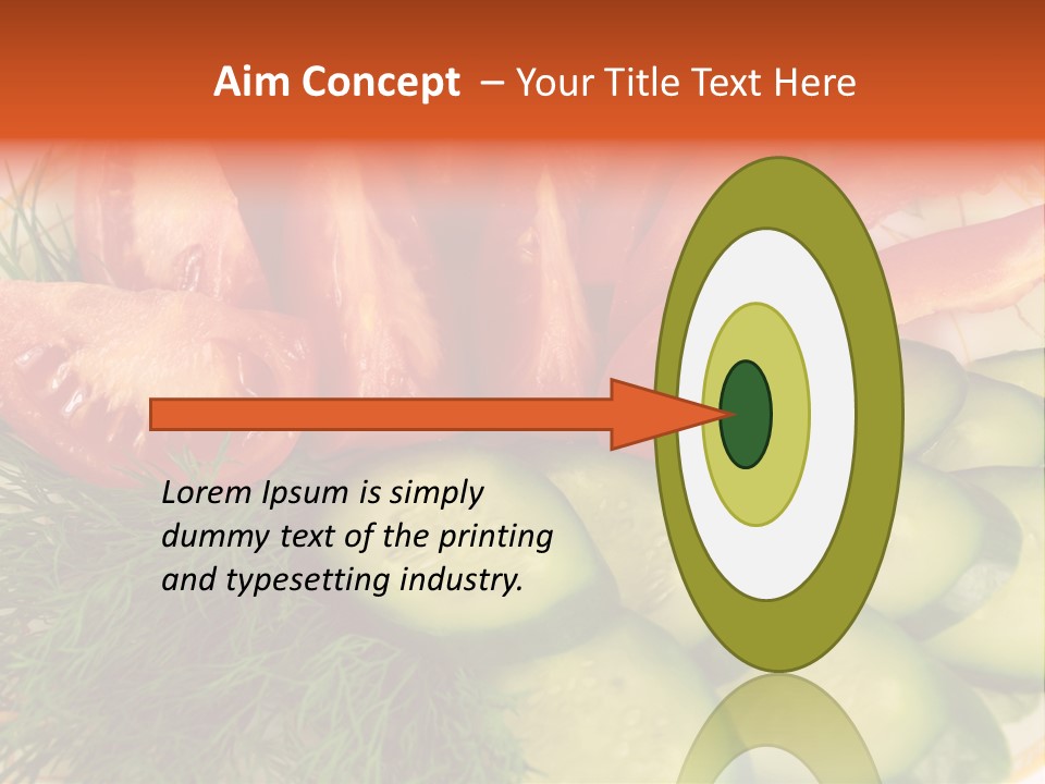 Close Green Juicy PowerPoint Template