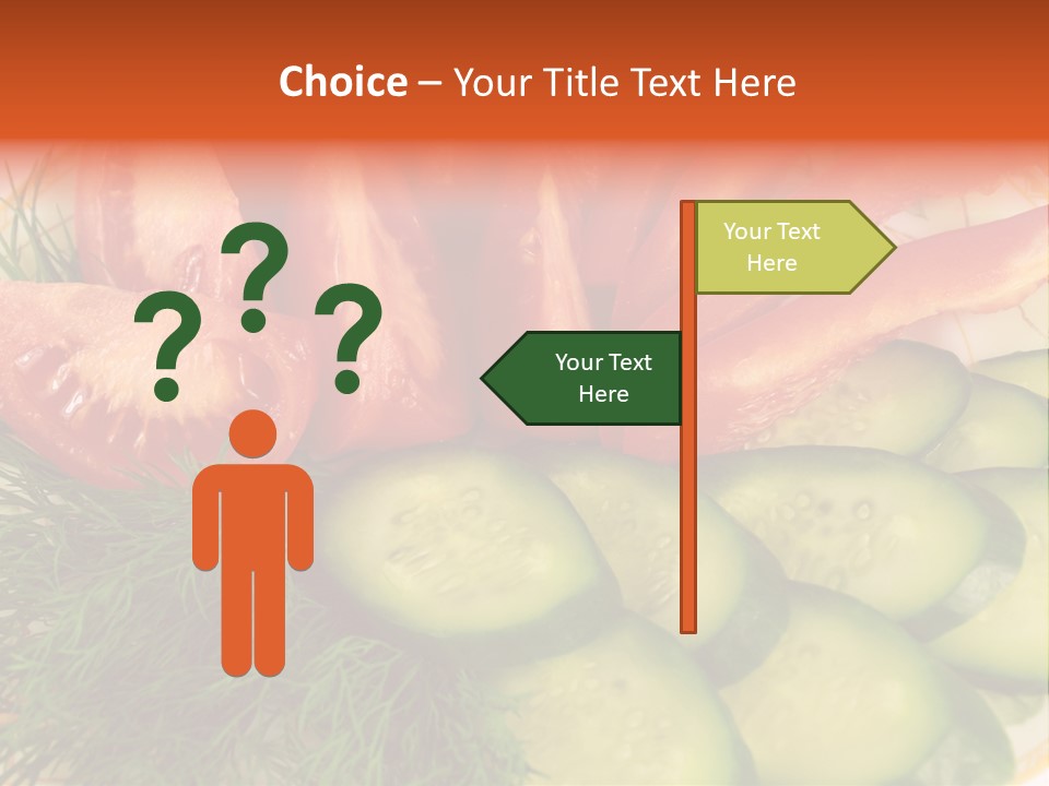 Close Green Juicy PowerPoint Template