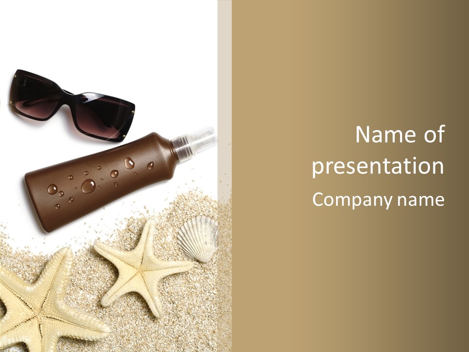 Lounge Del Mar PowerPoint Template