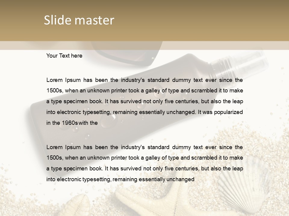 Lounge Del Mar PowerPoint Template