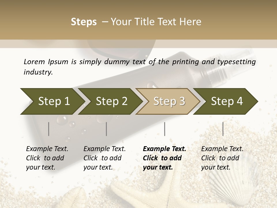 Lounge Del Mar PowerPoint Template