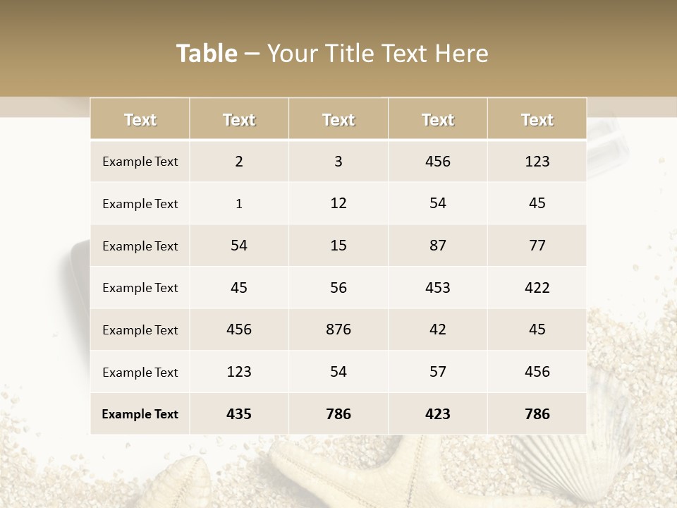 Lounge Del Mar PowerPoint Template