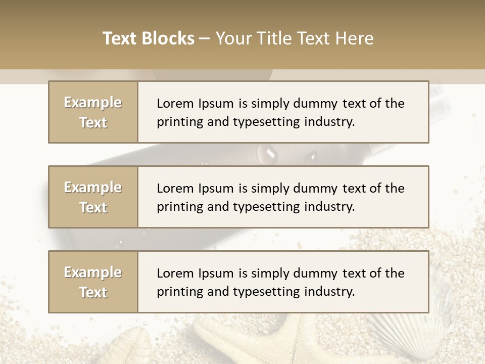 Lounge Del Mar PowerPoint Template