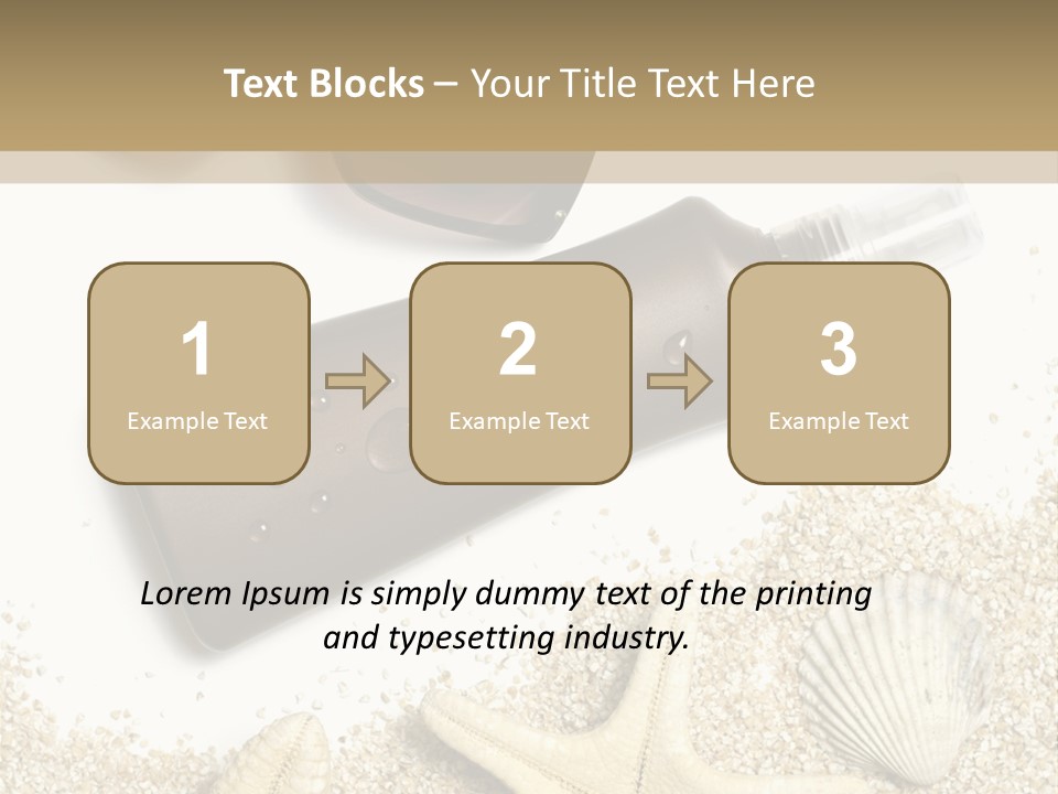 Lounge Del Mar PowerPoint Template