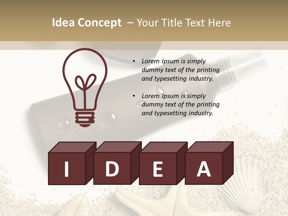 Lounge Del Mar PowerPoint Template