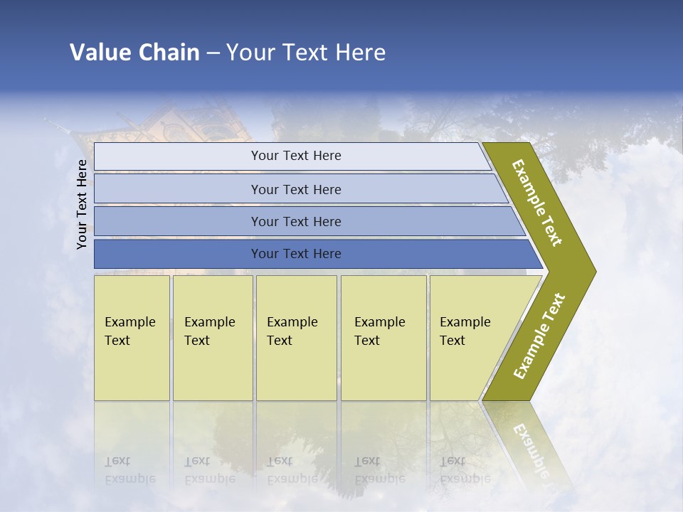 Round Wallpaper Travel PowerPoint Template