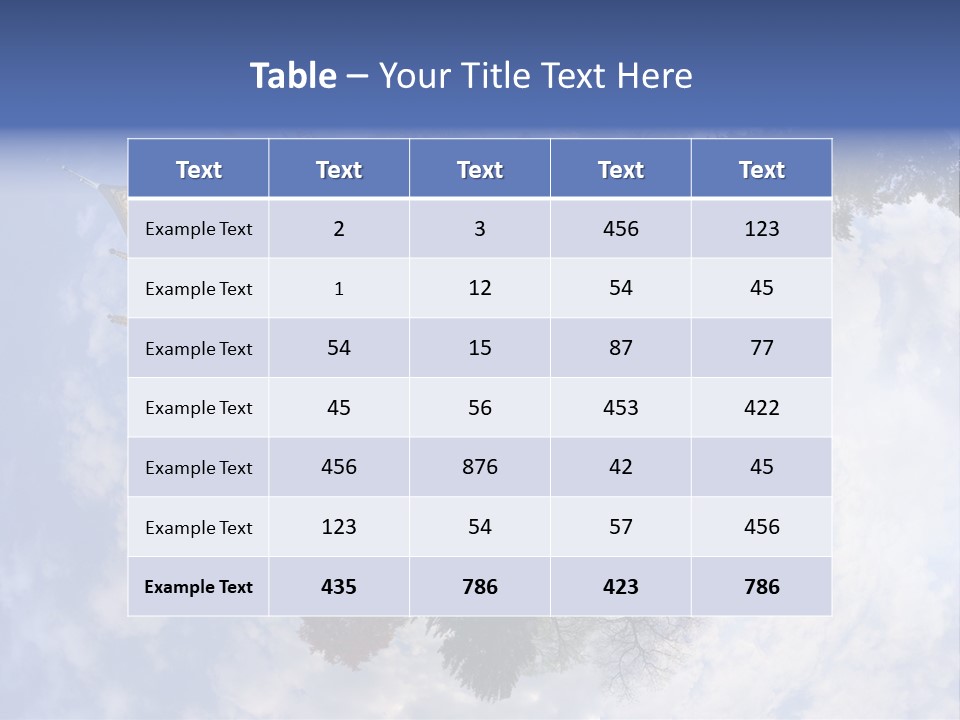 Round Wallpaper Travel PowerPoint Template