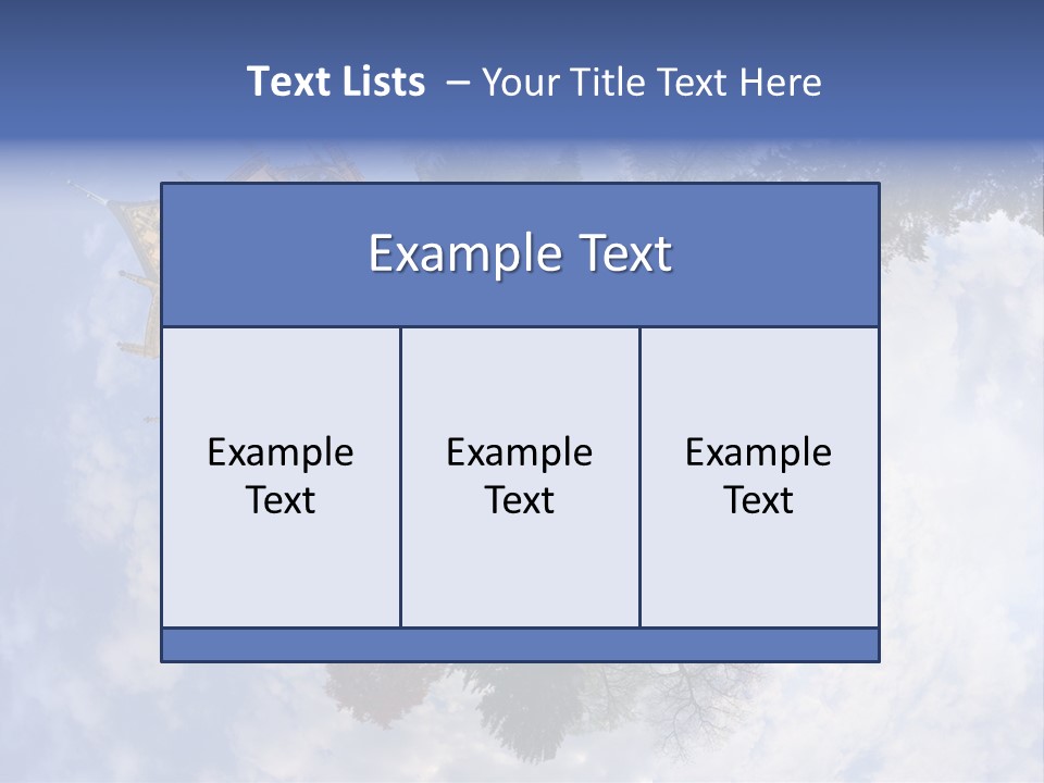 Round Wallpaper Travel PowerPoint Template