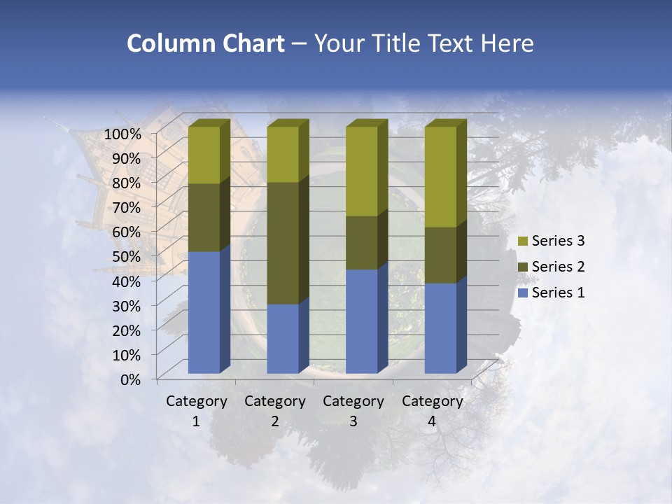 Round Wallpaper Travel PowerPoint Template
