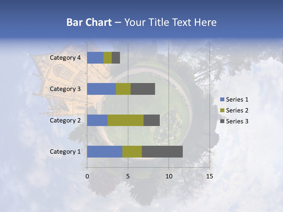 Round Wallpaper Travel PowerPoint Template
