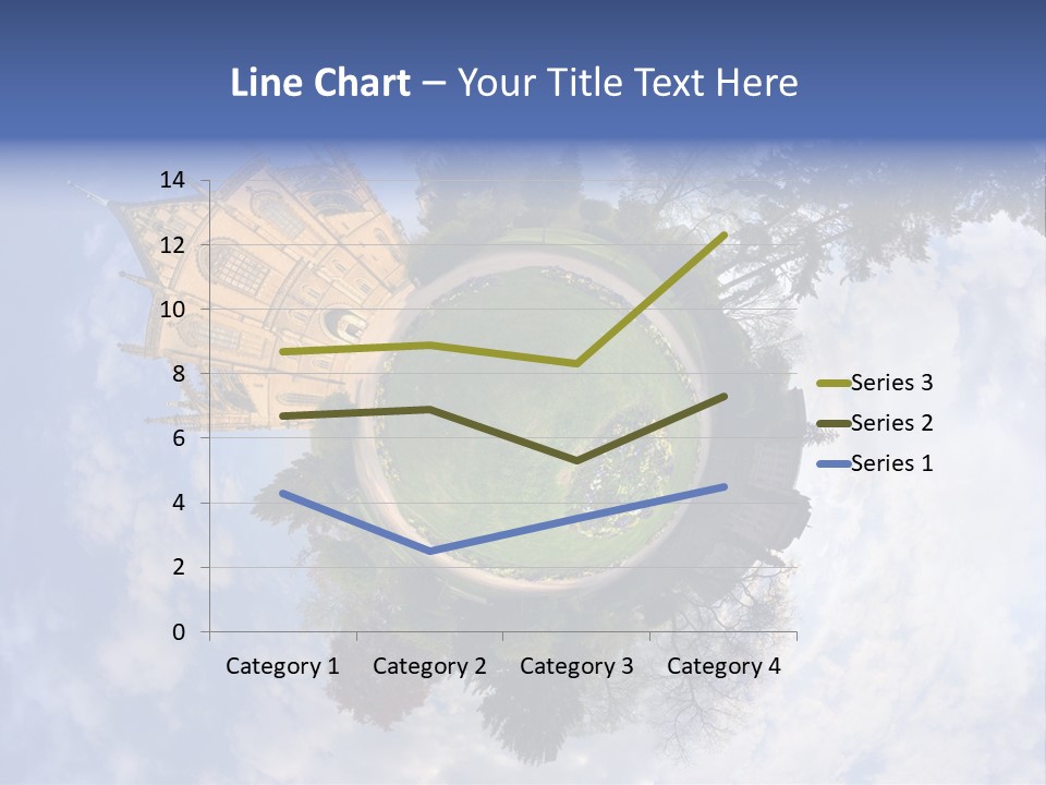 Round Wallpaper Travel PowerPoint Template
