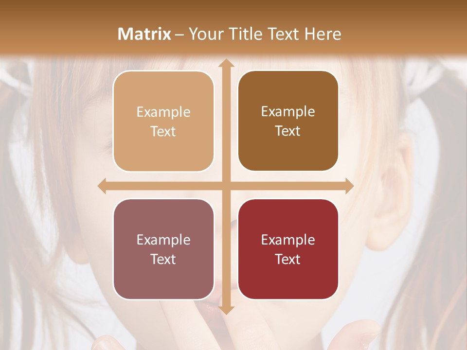 Lovely Little Girl PowerPoint Template