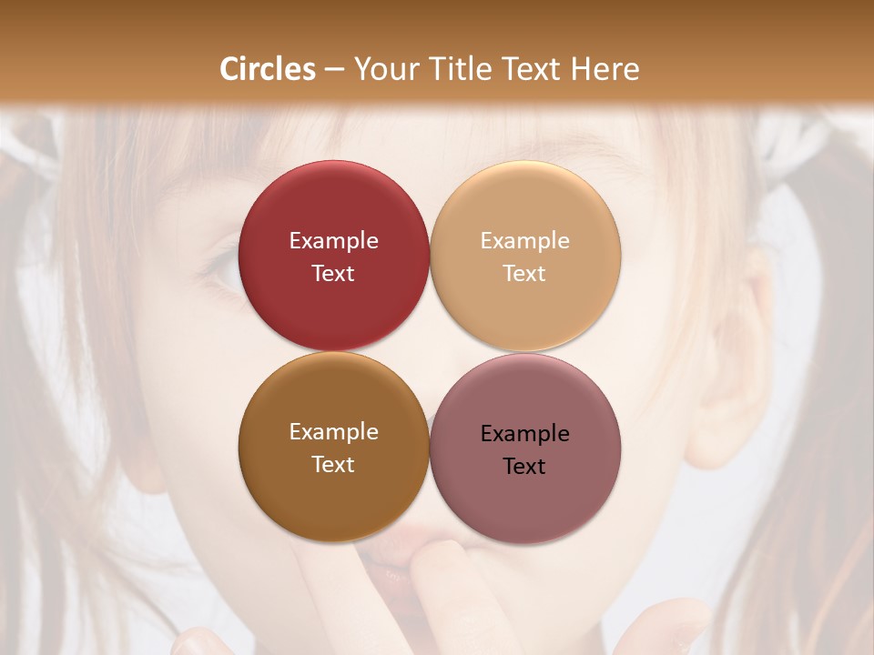 Lovely Little Girl PowerPoint Template