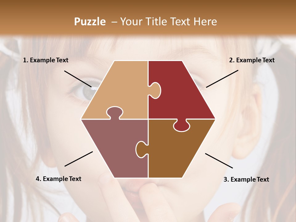 Lovely Little Girl PowerPoint Template