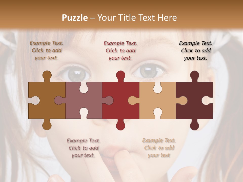 Lovely Little Girl PowerPoint Template