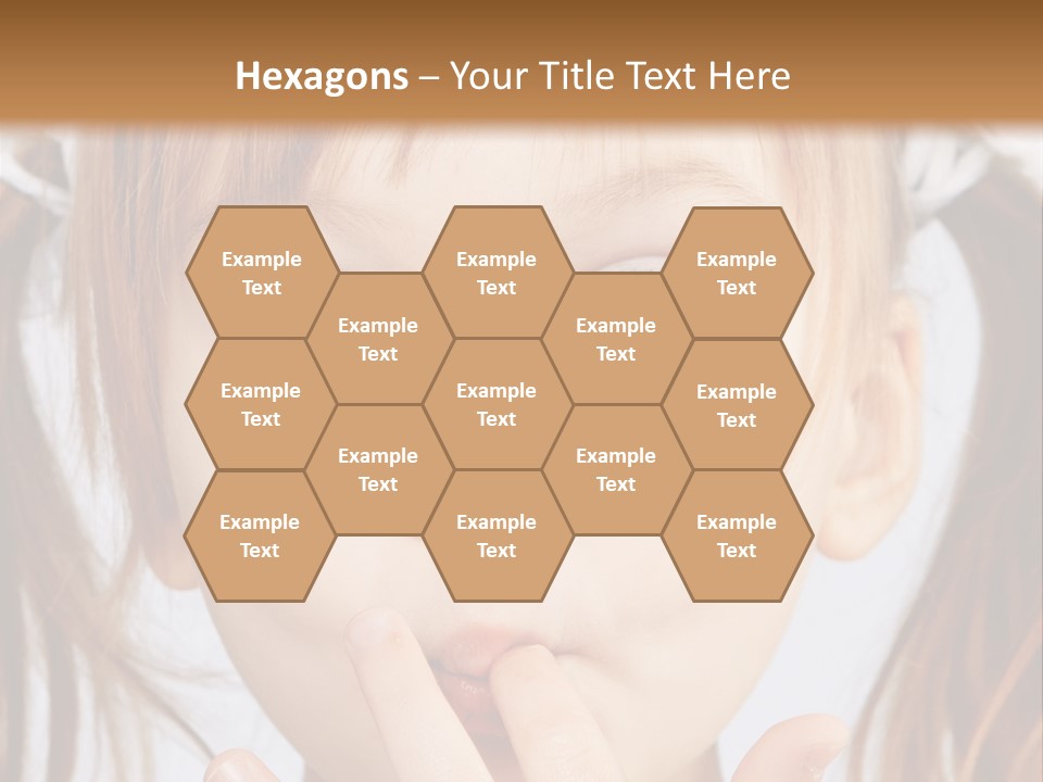 Lovely Little Girl PowerPoint Template