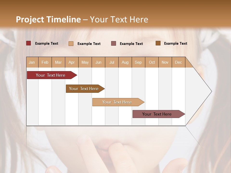 Lovely Little Girl PowerPoint Template