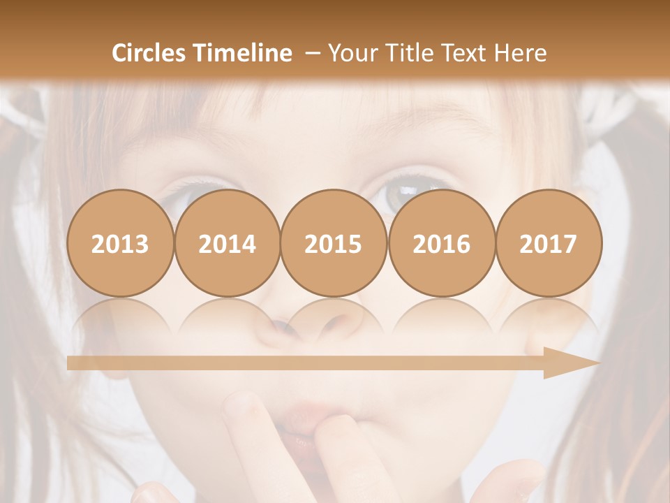 Lovely Little Girl PowerPoint Template