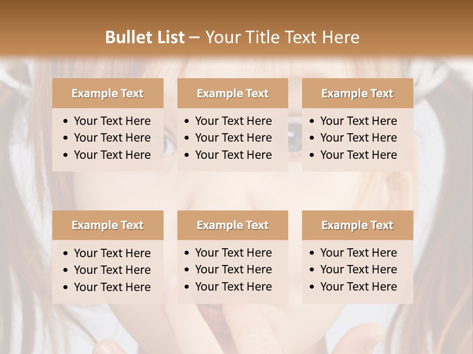 Lovely Little Girl PowerPoint Template