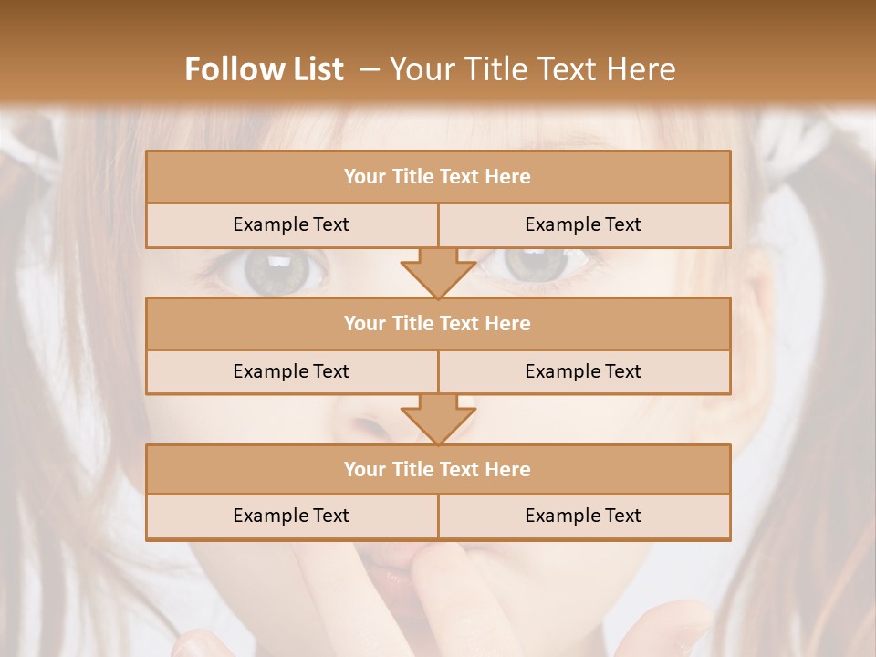 Lovely Little Girl PowerPoint Template