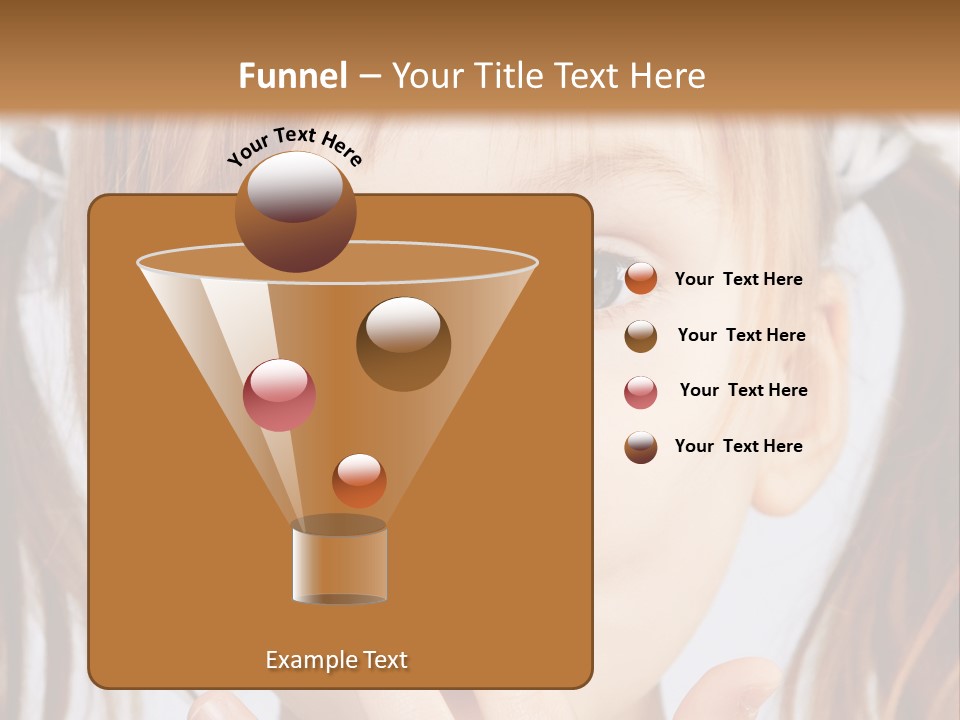 Lovely Little Girl PowerPoint Template