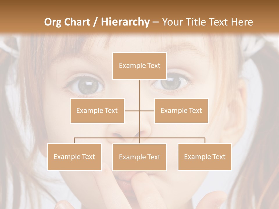 Lovely Little Girl PowerPoint Template