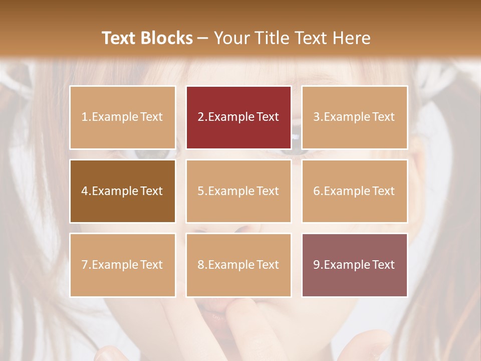 Lovely Little Girl PowerPoint Template