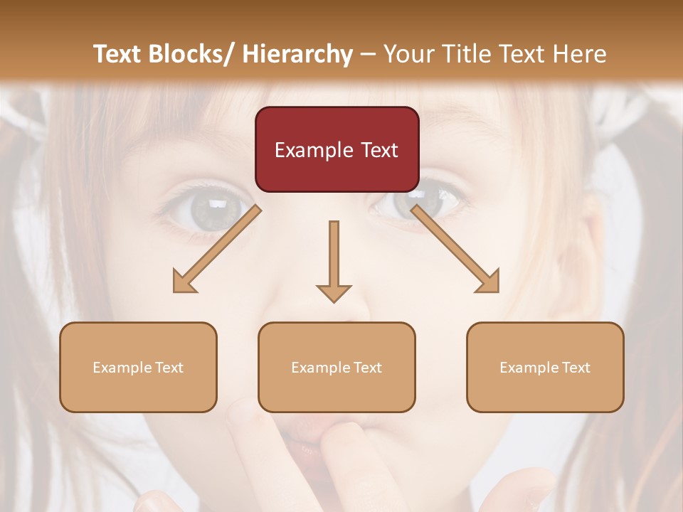 Lovely Little Girl PowerPoint Template