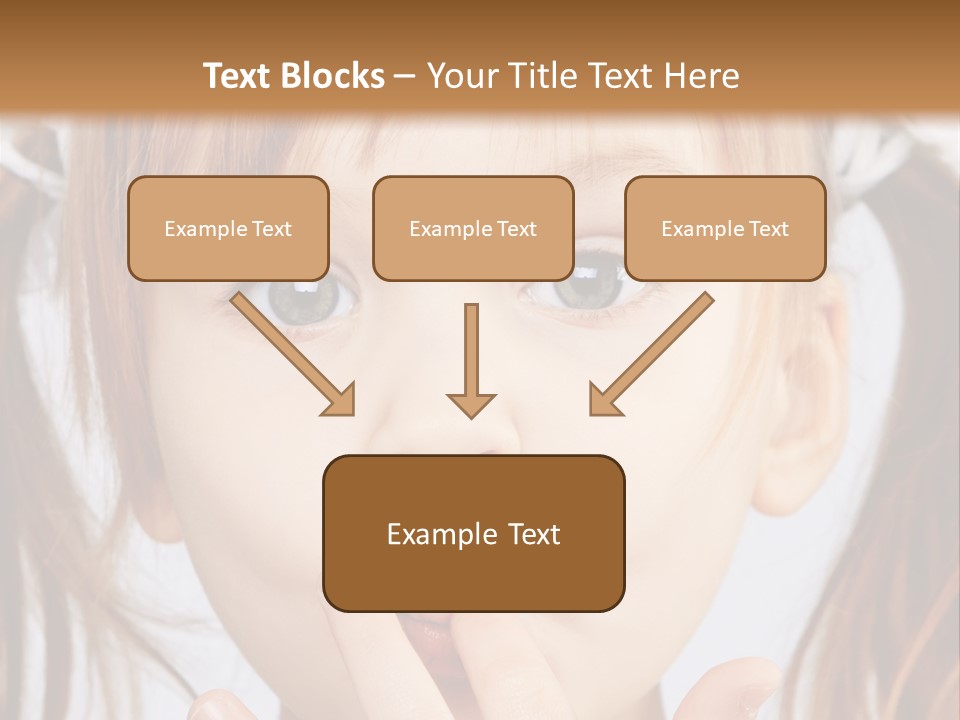 Lovely Little Girl PowerPoint Template