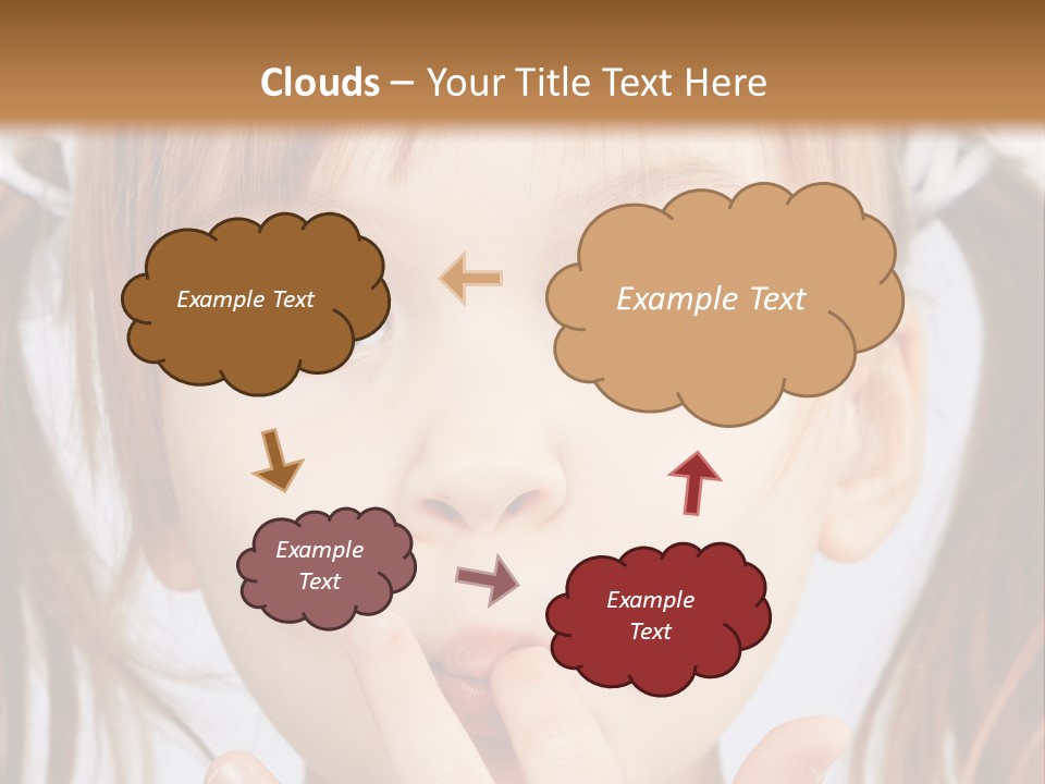 Lovely Little Girl PowerPoint Template