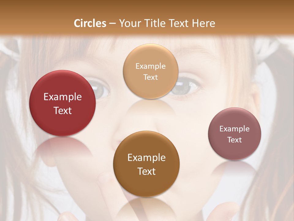 Lovely Little Girl PowerPoint Template