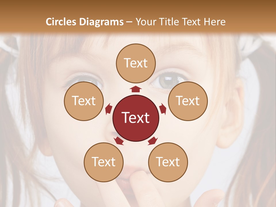 Lovely Little Girl PowerPoint Template