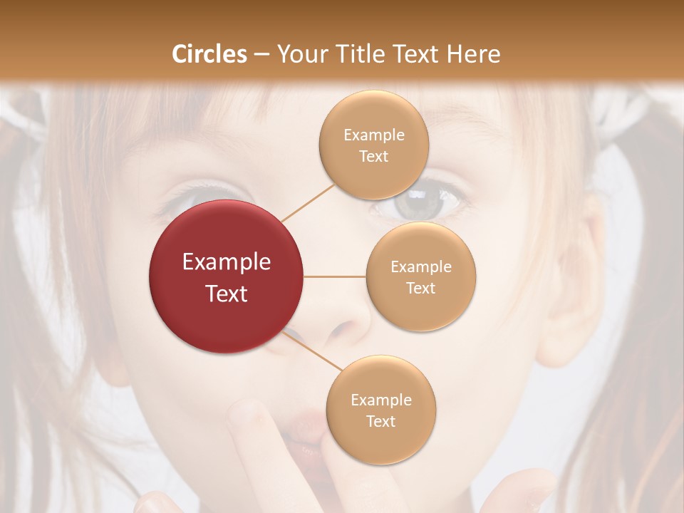 Lovely Little Girl PowerPoint Template