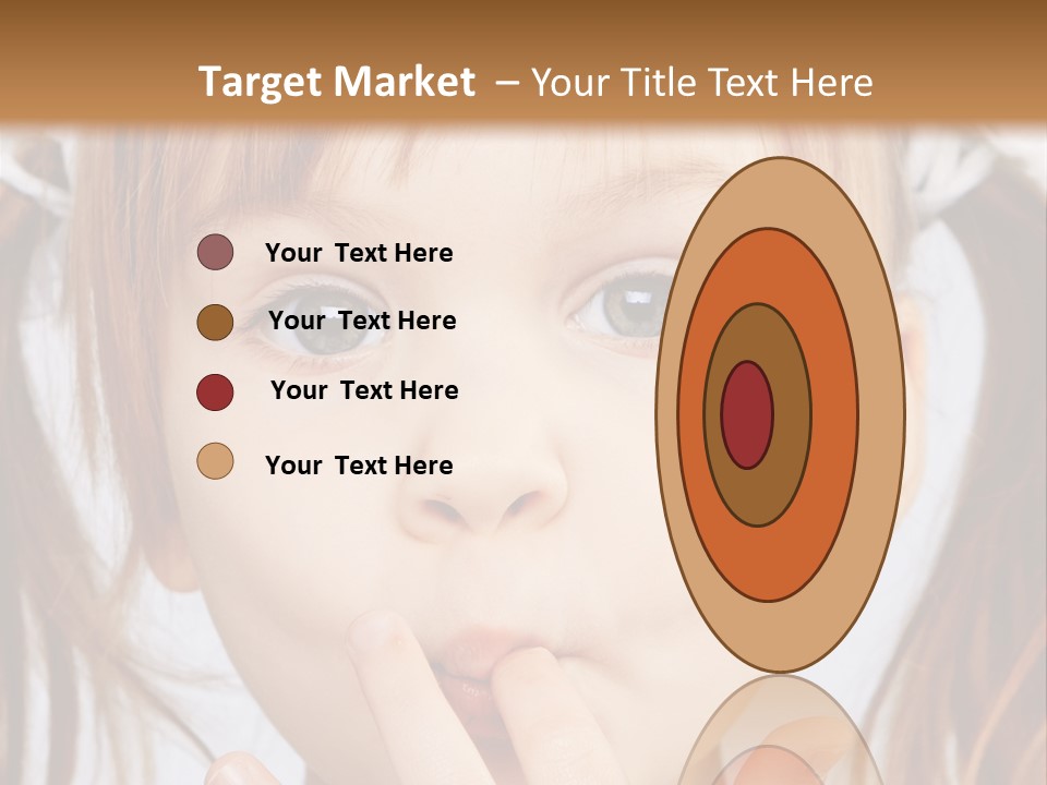 Lovely Little Girl PowerPoint Template