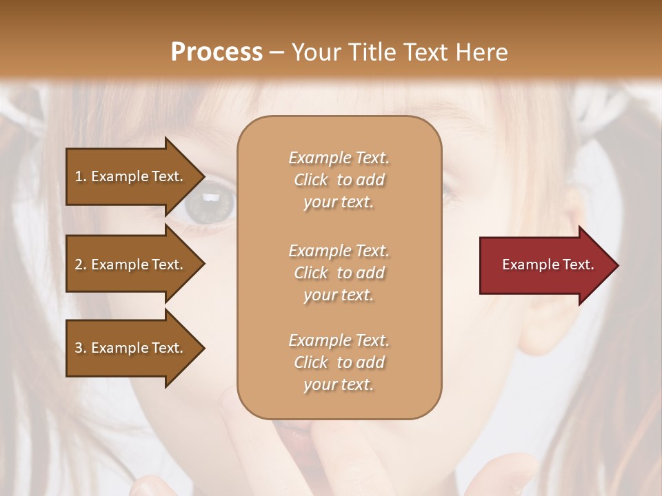 Lovely Little Girl PowerPoint Template