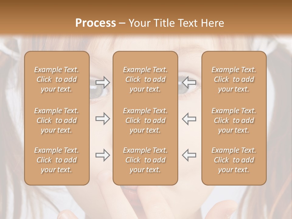 Lovely Little Girl PowerPoint Template