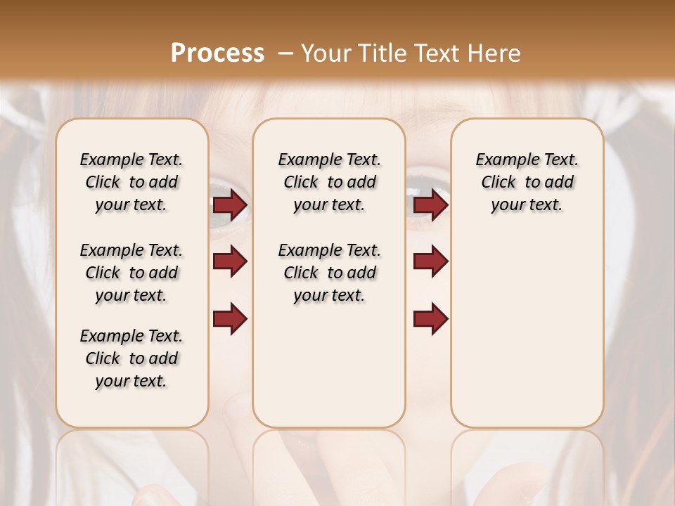 Lovely Little Girl PowerPoint Template