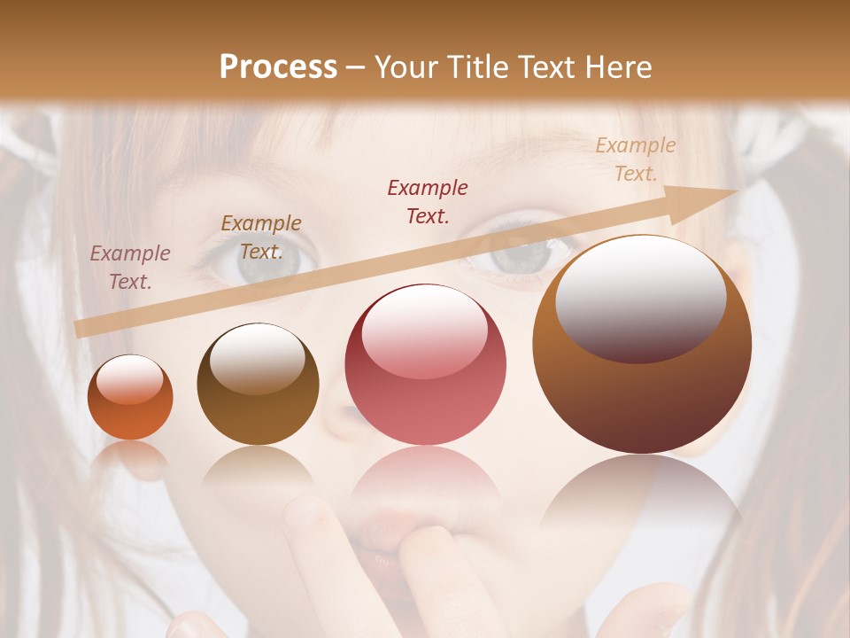 Lovely Little Girl PowerPoint Template